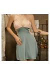 WALNUTA Femmes Pyjamas Hollow Sexy Pajamas Robe Sexy Nightgown Satin Sleeping Back Robe sexy Color : D, Size : L code 