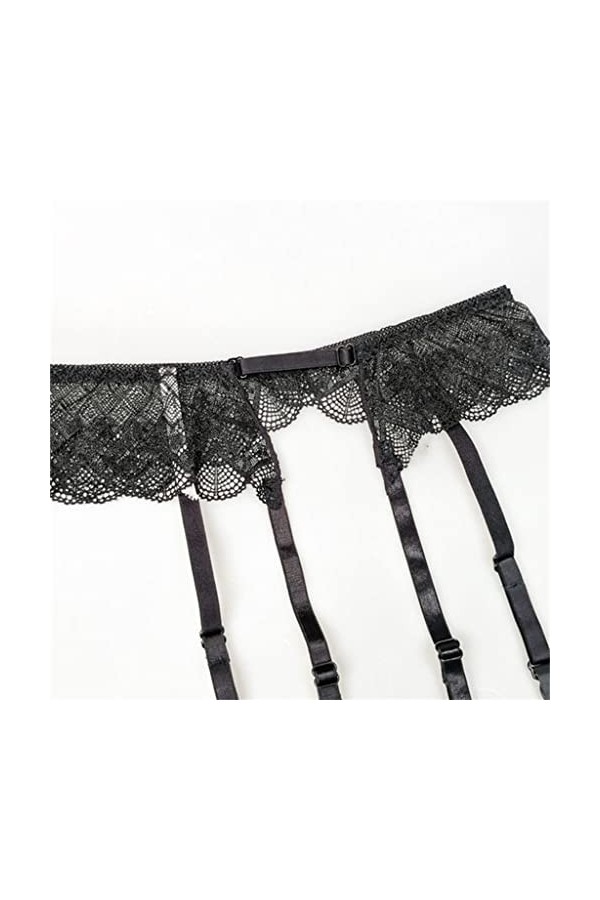 Bas Jarretelles Sexy en Dentelle Noire, Lingerie Sexy, Collants, sous-vêtements, Accessoires, Cadeau Svart Talla ?nica 