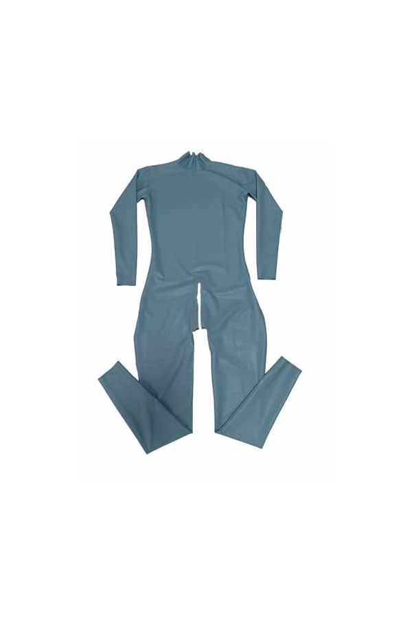 Combinaison moulante en Latex pour hommes et femmes, Design complet, Sexy, décolleté, entrée en caoutchouc, Catsuit, vêtement