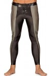 Leggings Sexy En Latex Noir Argenté Et Transparent Avec Boutons À Glissière Pantalons En Caoutchouc Pantalons En Jean,Trans N