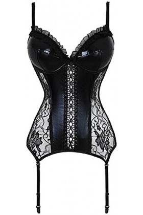 Tenue Sexy pour Femme pour Sexe Lingerie pour Femme Sexy Ladies Black Belt Jarretière Dentelle Sexy Lingerie Corset Couleur 