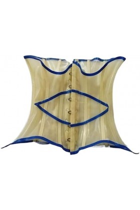 Ceinture Transparente En Latex 100% Caoutchouc Pour Femmes, Corset Dentraînement Pour La Taille, 1mm, Personnalisé,Clair,M