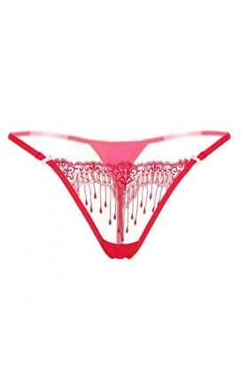 WINJIN sous-vêtements Femmes String Sexy Transparent Culotte String Dentelle Pantalon Femme Dames Briefs Slip Femme Strings F