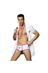 NC SexylingerieformensexydoctorCostumes blancs pour jeux de rôle
