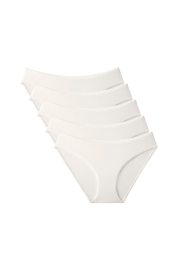 Necalisi Lot de Culotte Femme Lot de 5 Multicolore-4 Dentelle String Gainante Ventre Plat Ensemble de Cordes sans Couture Str