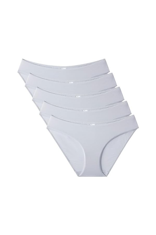 Necalisi Lot de Culotte Femme Lot de 5 Multicolore-4 Dentelle String Gainante Ventre Plat Ensemble de Cordes sans Couture Str