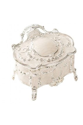 MIAOHY 3 tailles choisir alliage boîte de rangement en métal organisateur de bureau bague de mariage boîte de rangement pour 