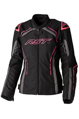 RST S-1 Veste textile de moto pour dames Black/Pink,3XL 