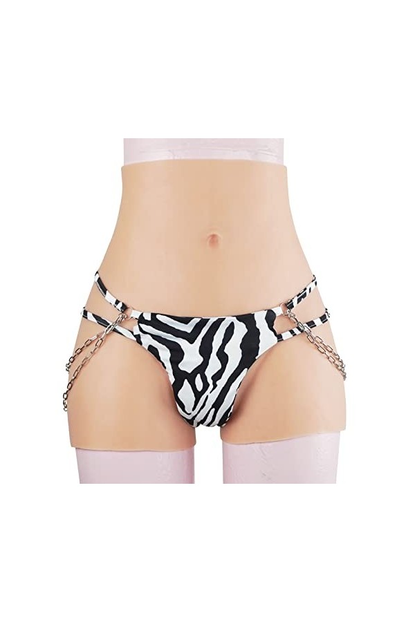 CRODRES Culotte en Silicone Culotte de contrôle pour Fesses sous-vêtements réalistes pour Les Fesses Caleçon Boxeur rembourré