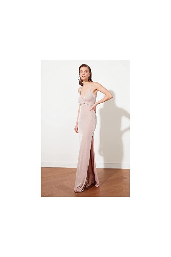 Générique DRS,Femmes Luminous Slash Detail Evening & Prom/Powder/36 Powder 34 Powder 34 Powder 34 