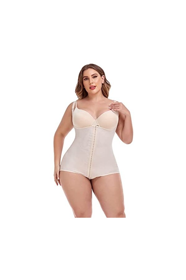 WSSBK Sous-vêtements corset une pièce sans couture for femmes Color : D, Size : 5XL 