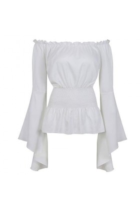 yumeng Corset en jacquard steampunk en cuir synthétique avec jupe et chemisier pirate 3 pièces couleur : marron, taille : 16