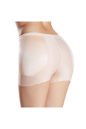 FGUUTYM Culotte sexy sexy pour femme - Intérieur faussé - Entrejambe rembourré - Laqué, beige, L