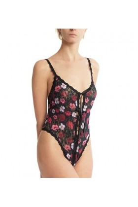 hanky panky Imprimé Open Teddy Am I Dreaming imprimé floral LG, Am I Dreaming imprimé floral , Large