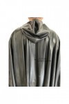 AZRLZP Accessoire Sexy en Latex pour hommes et femmes, Costume de Cosplay, longue cape, imperméable multifonction