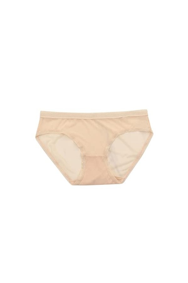 FGUUTYM Corset Noir Fixe Mesh Connector Briefs Culotte Bas Sous-vêtements Lingerie Femme Lingerie, beige, taille unique