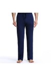 MJWDP Salon de Cordon lâche for Hommes des Fonds de Sommeil en Coton tricoté Mince décontracté Maison Pantalon Pyjama vêtemen