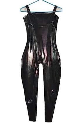 Latex Unisexe Bracelet Noir Siamois Ensemble Sexy Beau Catsuit 0.4mm-Personnaliser,Personnaliser,XXL