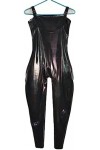 Latex Unisexe Bracelet Noir Siamois Ensemble Sexy Beau Catsuit 0.4mm-Personnaliser,Personnaliser,XXL