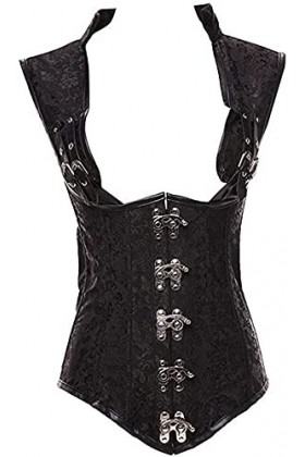 Tenue sexy pour femme pour le sexe, lingerie pour femme, bustier sexy, haut noir, corset gothique 623 couleur : noir, taille