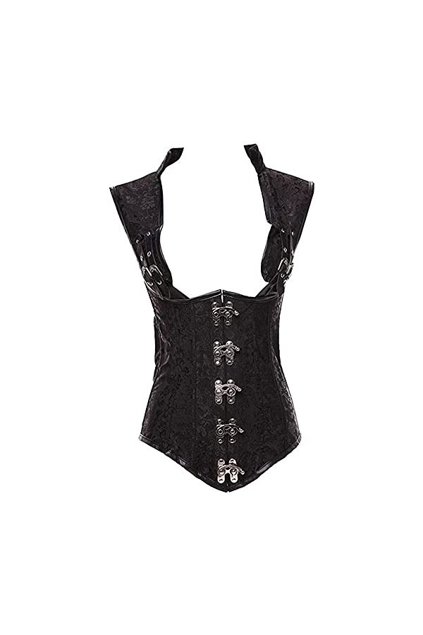 Tenue sexy pour femme pour le sexe, lingerie pour femme, bustier sexy, haut noir, corset gothique 623 couleur : noir, taille