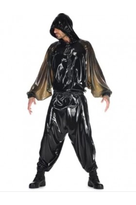 Combinaison Ample En Caoutchouc Latex Pour Hommes, Uniforme De Course, Jeu De Rôle De Fête, Personnalisé À La Main, 0.4mm,Aub