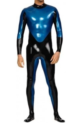 Body Catsuit En Caoutchouc Sexy En Latex Avec Fermeture Éclair Sur Lentrejambe,Couleur Des Photos,L