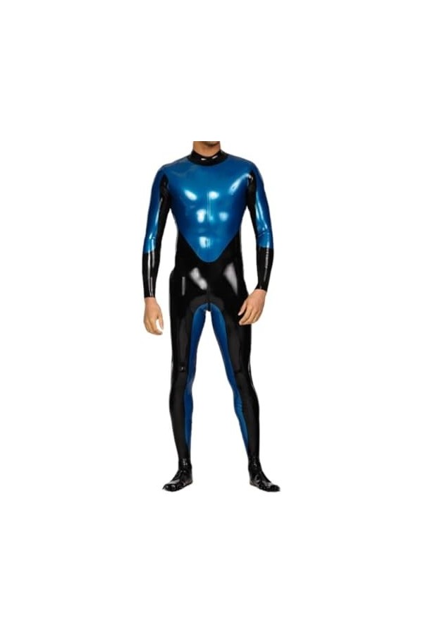 Body Catsuit En Caoutchouc Sexy En Latex Avec Fermeture Éclair Sur Lentrejambe,Couleur Des Photos,L