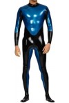 Body Catsuit En Caoutchouc Sexy En Latex Avec Fermeture Éclair Sur Lentrejambe,Couleur Des Photos,L