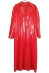IDOBLO Trench Long Manteau En Caoutchouc Latex,Couleur Personnalisée,L