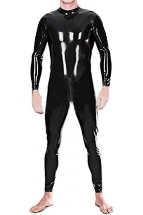 Latex Catsuit Back Zipper Pour Hommes Tight Rubber Body Jumpsuit Party Wear,Petit