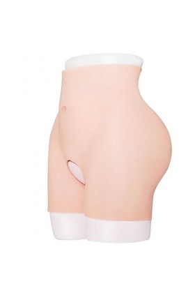 DNJKH Silicone Culotte Crossdresser Pantalon Lingerie, Réaliste Camel Toe Cachant Gaff Culotte pour CrossDresseur