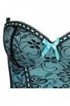 Jupe trapèze en Dentelle en Maille avec Porte-Jarretelles Lingerie Sexy Corset Abdomen Poly Buste Corset Corset Sexy Color :