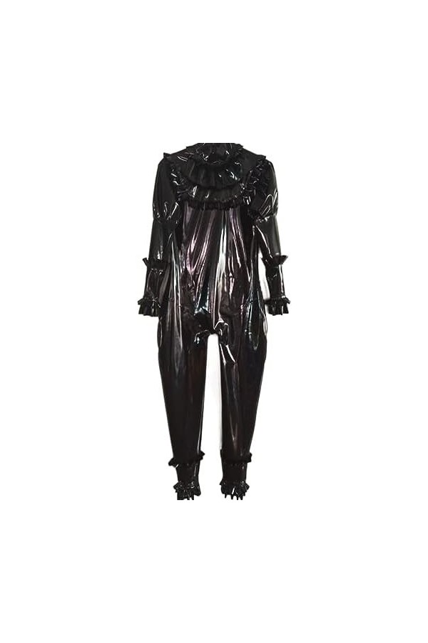 Latex Rubber All-Body Suit Body Catsuit Noir 0.4mm,Noir,S