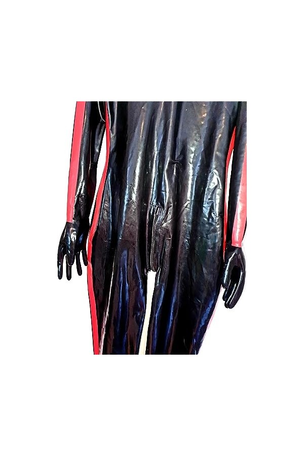 Generisch Costume de fétiche en latex - Taille L - Caoutchouc - Masque entier - Pour homme