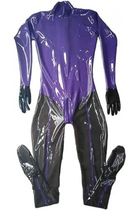 IDOBLO Catsuits Serrés En Caoutchouc Latex Pour Femmes Avec Gants, Chaussettes, Fermeture Éclair À Lentrejambe,Couleur Perso