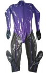 IDOBLO Catsuits Serrés En Caoutchouc Latex Pour Femmes Avec Gants, Chaussettes, Fermeture Éclair À Lentrejambe,Couleur Perso