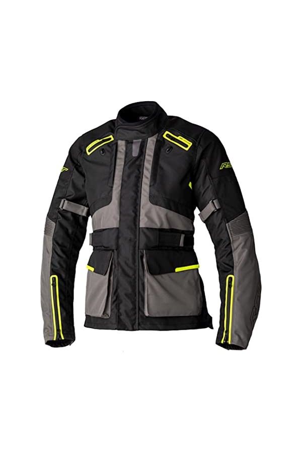 RST Endurance Veste textile de moto pour dames Black/Grey/Yellow,L 