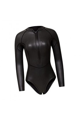 generic Femmes Combinaisons de Plongée, Combinaison Néoprène 2MM Manches Longues Plongée sous-Marine Combinaison Maillot de B
