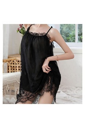 GPPZM Plus taille robe nocturne en dentelle déplouchissement lingerie nightgown sexy femme robe de nuit de nuit grande taill