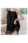 GPPZM Plus taille robe nocturne en dentelle déplouchissement lingerie nightgown sexy femme robe de nuit de nuit grande taill