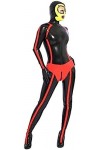 Combinaison En Caoutchouc 100% Latex Avec Masque À Capuche Catsuit 0,4 Mm-photo Couleur,Personnaliser,XL