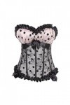 Corset à Pois en Dentelle Sexy Plus Size Corset Color : A, Size : XXL Code 