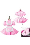 Robe de soubrette grande taille, style Sissy, robe douce, costume, blanc, taille L