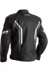 RST Axis Leather Jacket Veste en cuir Noir/Blanc 48