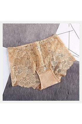 DSHGDJF 2 pièces Pleine Dentelle Taille Haute sous-vêtements Femmes Sexy Transparent Femmes Culotte Sexy Dentelle Culotte Str