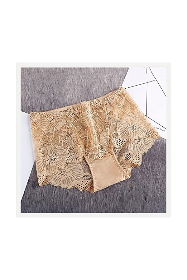 DSHGDJF 2 pièces Pleine Dentelle Taille Haute sous-vêtements Femmes Sexy Transparent Femmes Culotte Sexy Dentelle Culotte Str