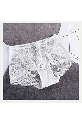 DSHGDJF 2 pièces Pleine Dentelle Taille Haute sous-vêtements Femmes Sexy Transparent Femmes Culotte Sexy Dentelle Culotte Str