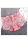 DSHGDJF 2 pièces Pleine Dentelle Taille Haute sous-vêtements Femmes Sexy Transparent Femmes Culotte Sexy Dentelle Culotte Str