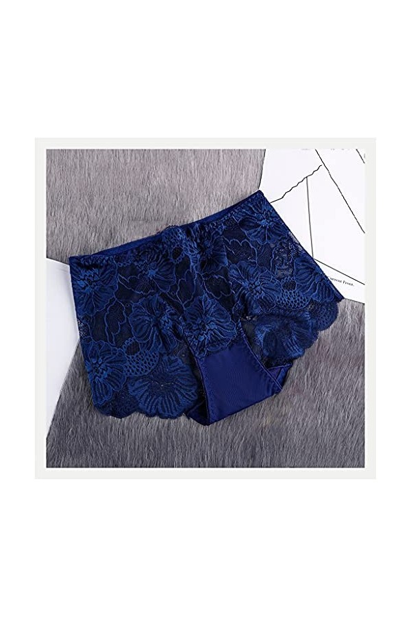 DSHGDJF 2 pièces Pleine Dentelle Taille Haute sous-vêtements Femmes Sexy Transparent Femmes Culotte Sexy Dentelle Culotte Str